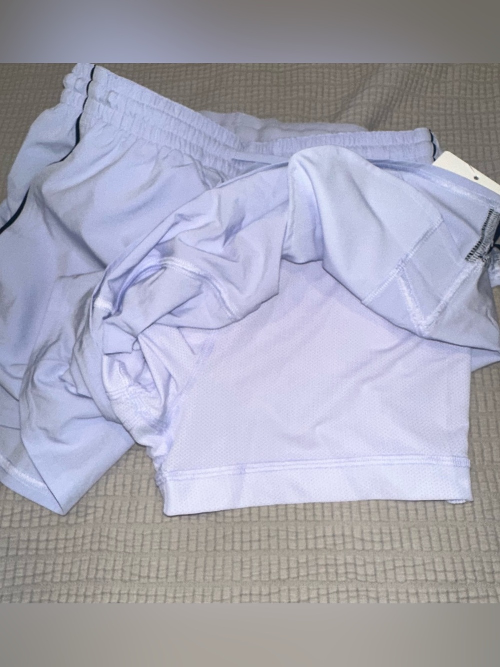 NWT 6 Lululemon Court Rival High-Rise Short 3" with Liner - Serene Blue Lavender - Picture 6 of 6